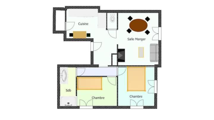 Appartement Simple Sur Argenteuil, Proche Paris Zewnętrze zdjęcie